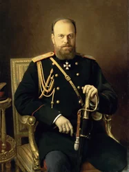 Retrato del Emperador Alejandro III (1845-94) 1886